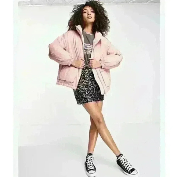 Free People Duvet Bomber Jacket XS - Picture 2 of 8